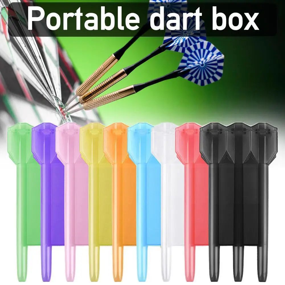 

Portable Nylon Carry Case Transparent Plastic Suitable For Most Darts Upgrade Style Plastic Storage Box Accessories