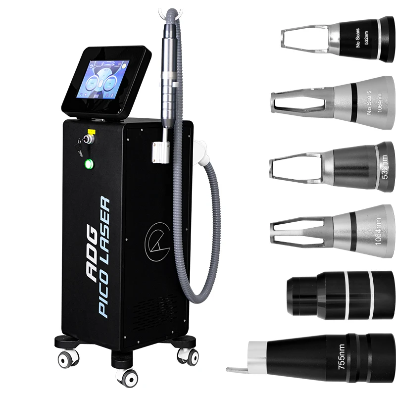 Best Selling Picosecond Laser Beauty Machine Freckle Removal Face Pigmentation Treatment Tattoo Eyebrow Q Switched Machine