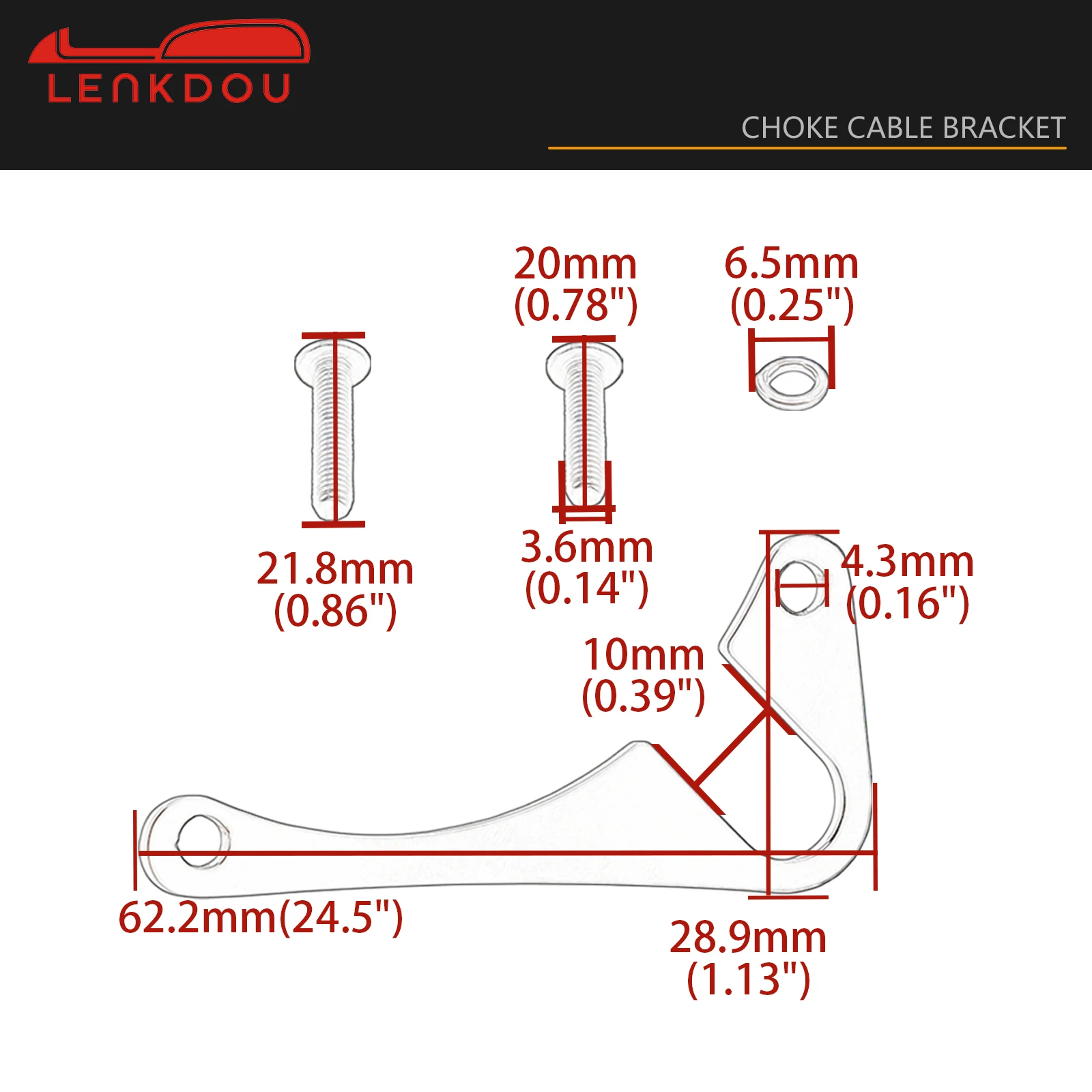 Motorcycle Choke Cable Relocation Bracket Stainless Steel For Harley Big Twin Sportster XL883 XL1200 Iron 883 1988-2006 Twin Cam