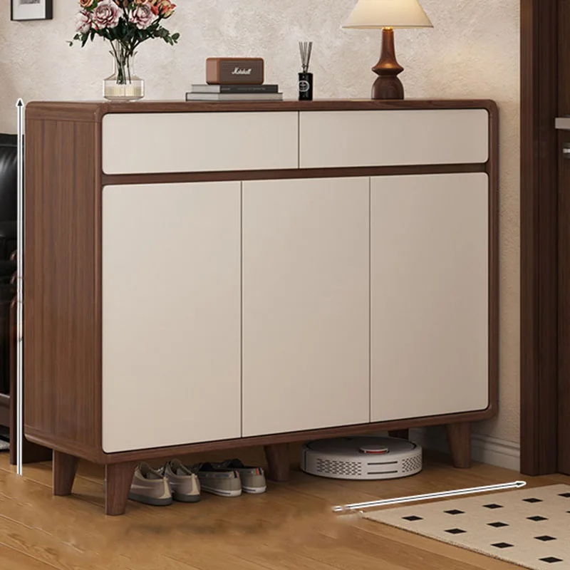 

Wooden Designer Shoe Cabinet College Dorm Essentials Storage Organizer Displaydisplay Shoe Shelf Slippers Muebles Home Furniture