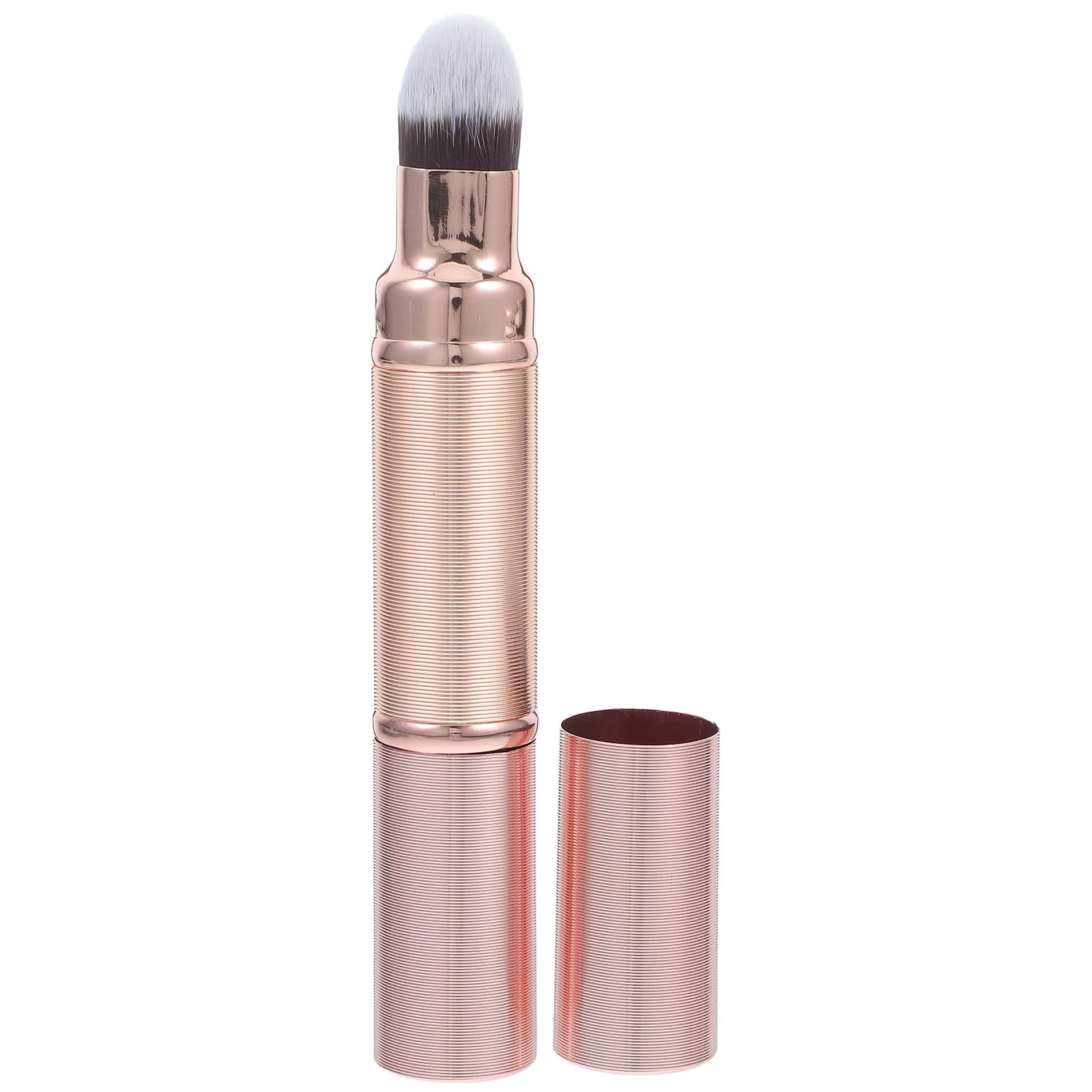 

Double-ended Makeup Brush Cream Blush Telescopic Powder Retractable Artificial Fiber Sponge Travel