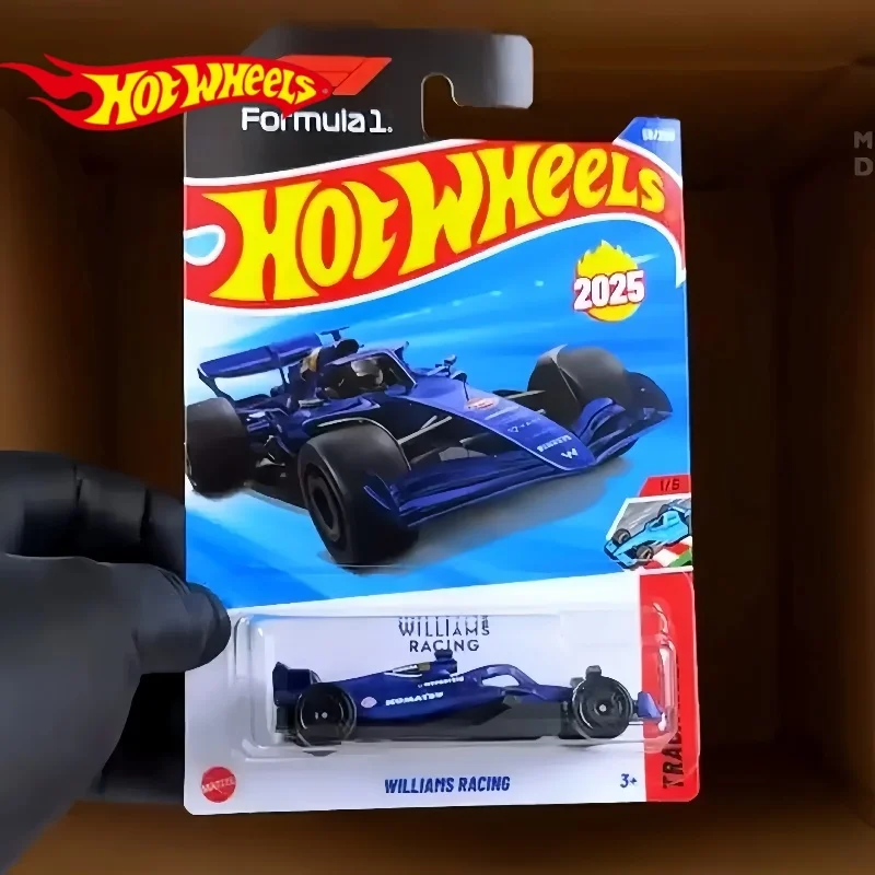 

Новые автомобили Hot Wheels 2025e F1 Williams Racing 1/64 Racing, литой автомобиль, автомобили, игрушки, материал из сплава, фигурка автомобиля, игрушки, подарки для мальчиков
