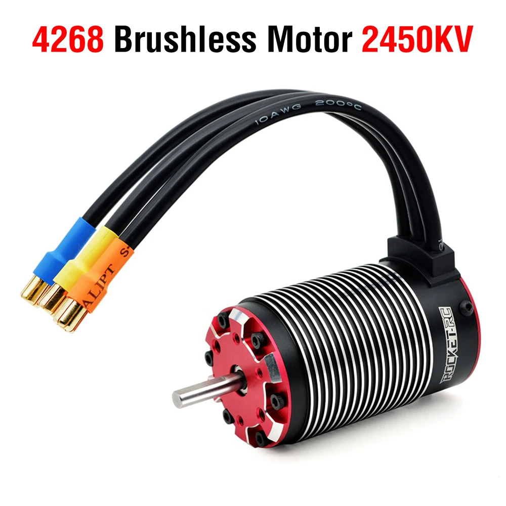 Surpass Hobby Rocket-RC Supersonic Waterproof Brushless Motor 4268 4274 4282 4292 for 1/8 1/7 RC Car Traxxas Wltoys HSP Motor image 3