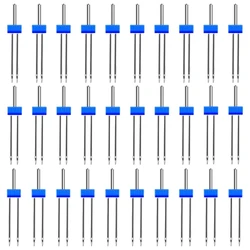 IMZAY 20PCS Igły do maszyn do szycia Podwójne podwójne igły 2.0/90 3.0/90 4.0/90 Igły do szycia do większości domowych maszyn do szycia