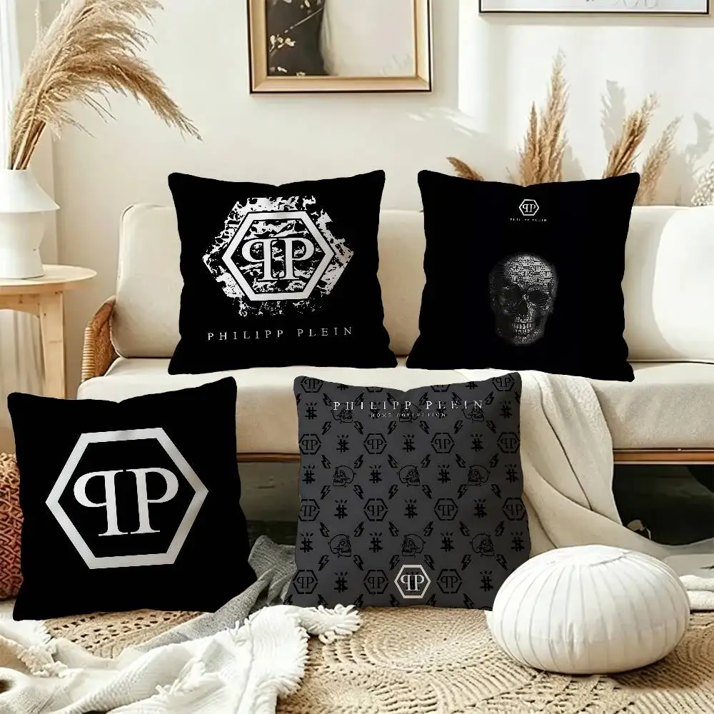 P-Philipp Plein – modischer Kissenbezug für Schlafzimmer und Wohnzimmer, Sofa, dekorativer Kissenbezug