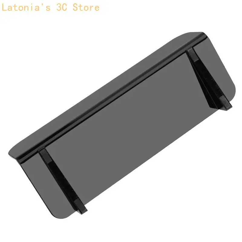 Schwarzer Acryl-Lautsprecherhalter für Lautsprecher auf dem Schreibtisch oder mit 15°-Neigungswinkel X3UB – Detail 5