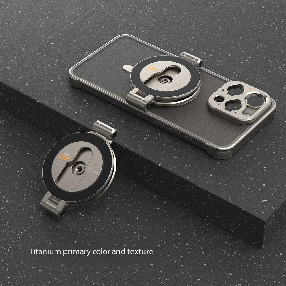 Suporte magnético universal para telefone Fotorgear com montagem em sapata fria e suporte dobrável para telefone com furo rosqueado de 1/4 "-20 para smartphone ﻿