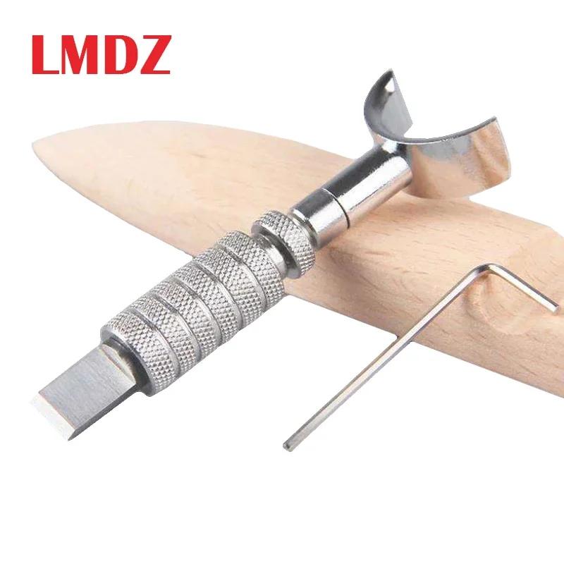

LMDZ New Stainless Steel 360 Degrees Rotating Leather Engraving Knife DIY tanned Trenching Device Craft Carving Cutting Tools