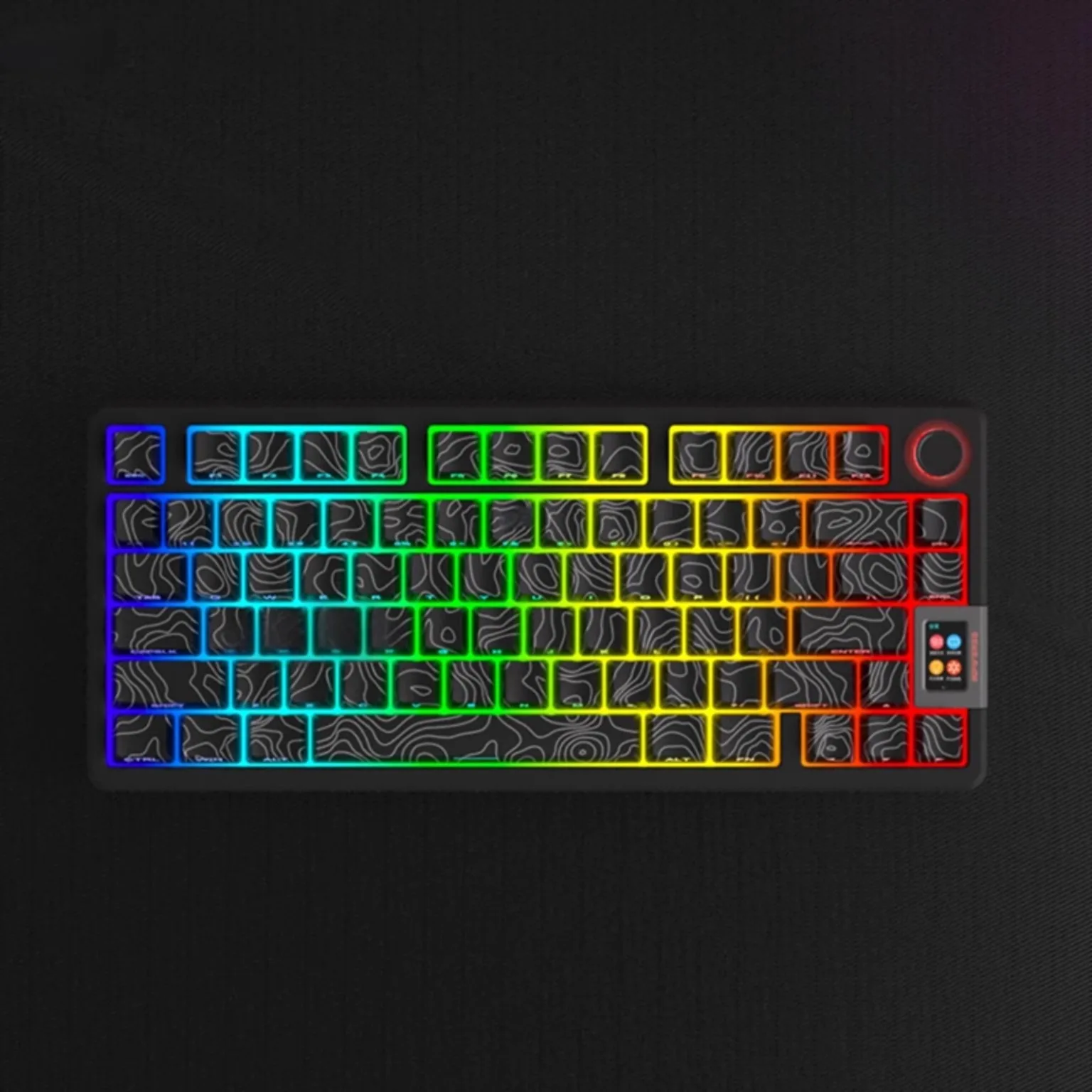

keycap side engraving classic simple RGB light transmission thermal sublimation customized adaptation 104 popular wholes