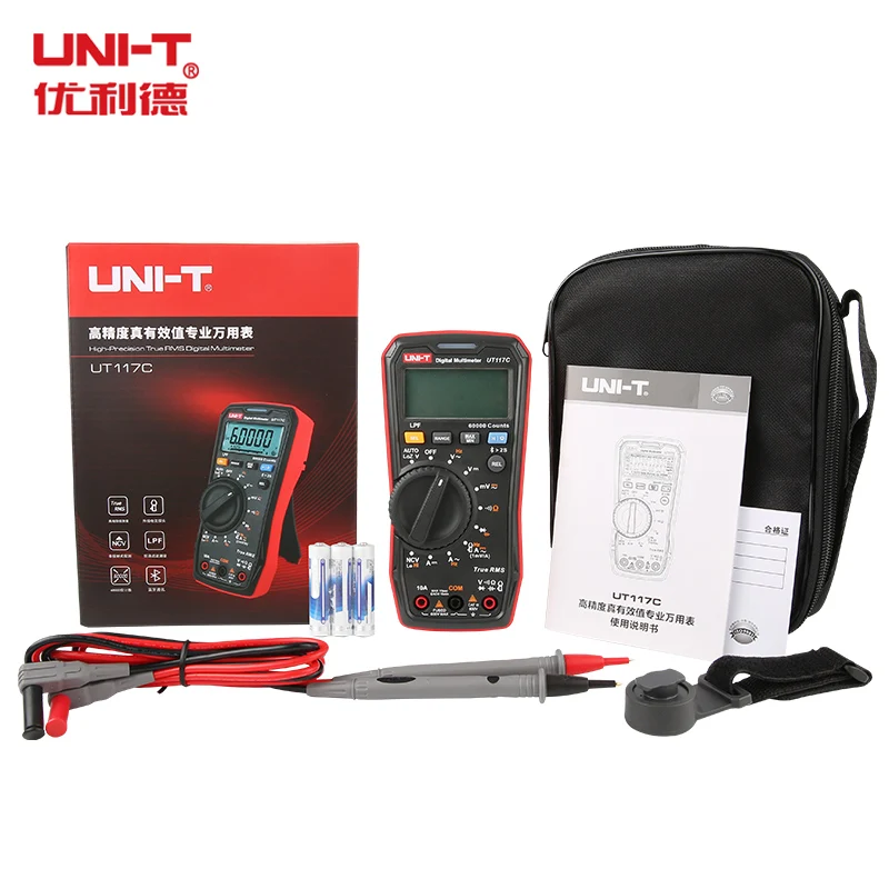 UNI-T UT117C Bluetooth Digital Multimeter 60000 Counts Professional MultimetroTrue RMS AC/DC Current Voltage Tester Auto-Range