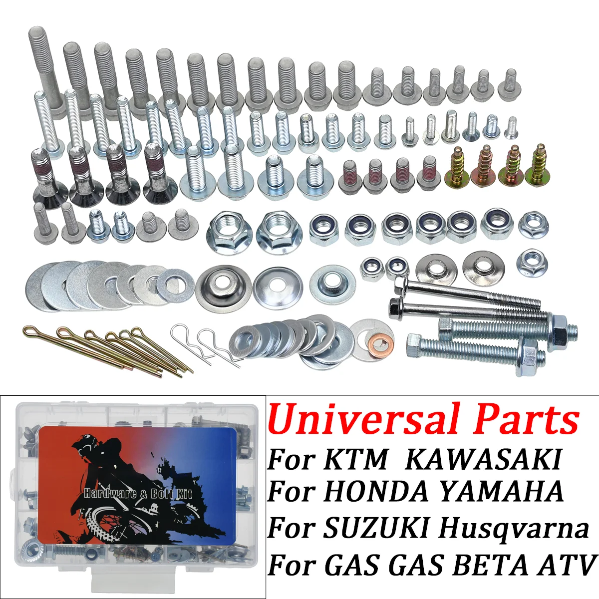 Motocross Hardware Bolt Full Plastics Fastener Kit For Yamaha YZ65 YZ85 YZ125 YZ250 YZ450 WR250F WR450F X FX 2003-2024 Dirt Bike