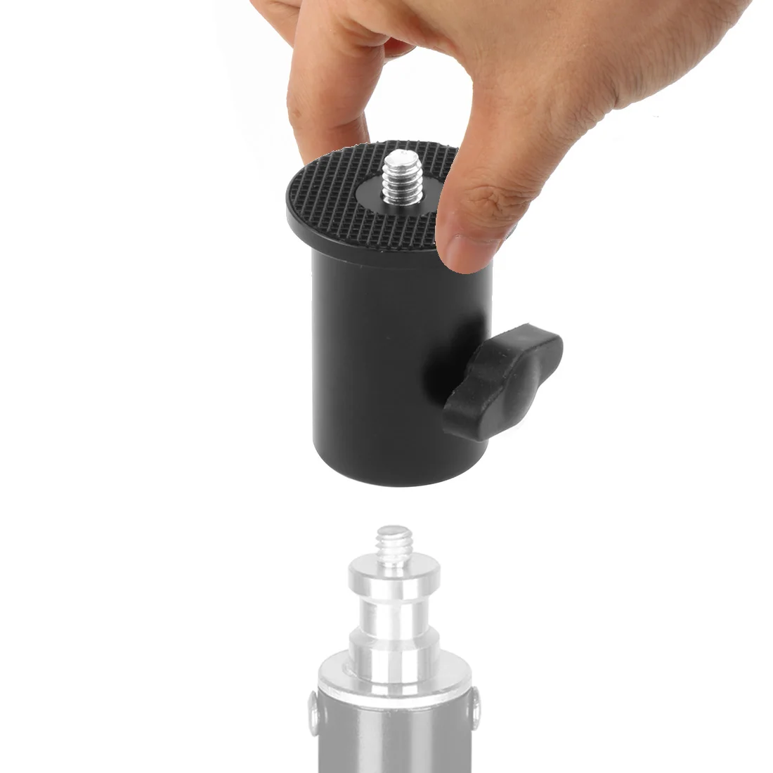 ترايبود ضوء حامل محول سريع محول جبل قوس 1/4 "3/8" المسمار 16 مللي متر ل فلاش شاشة LED DSLR التصوير اكسسوارات