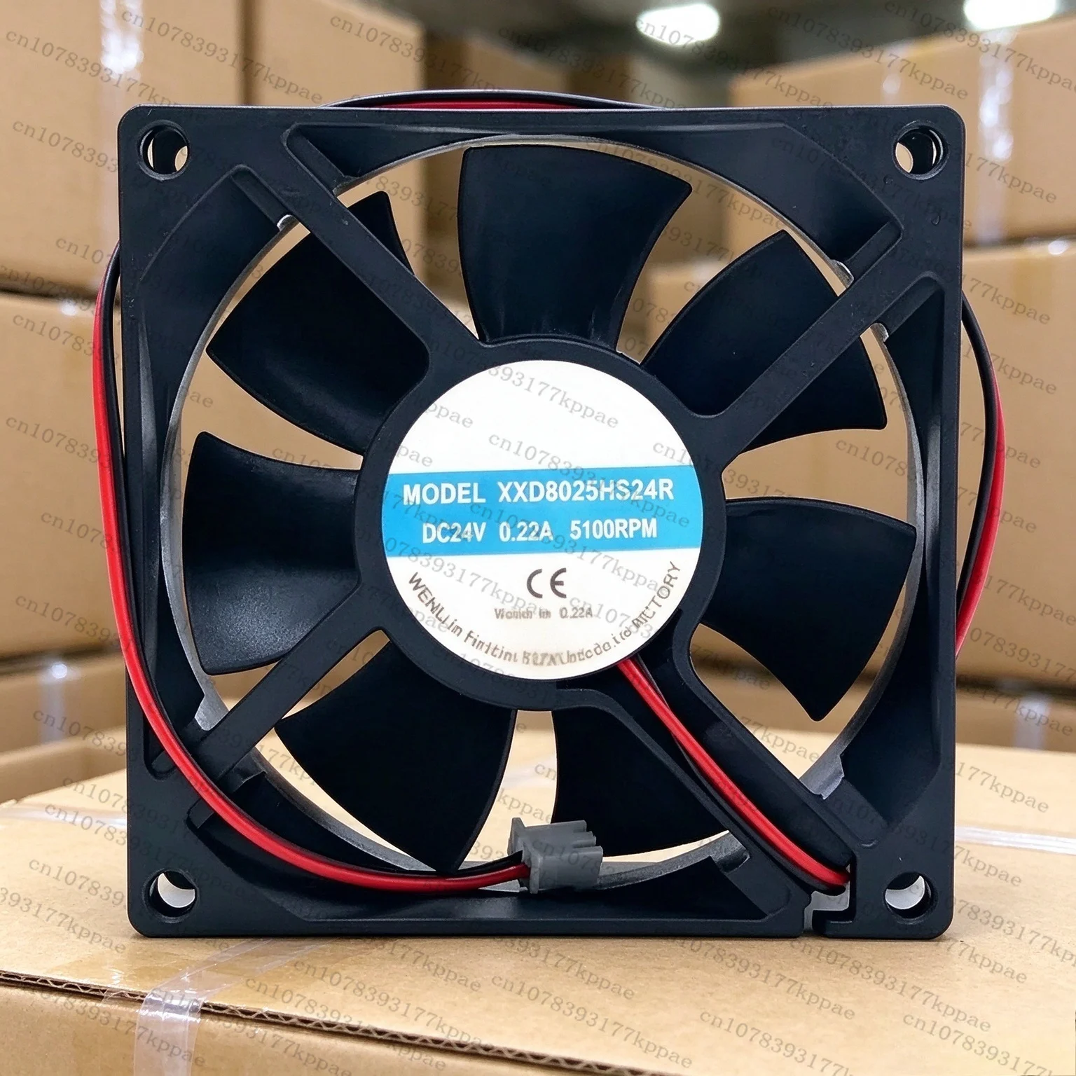 Replacement FOR YUXUN YXD8025HS24R 24V 0.22A 5100RPM Welding Machine Variable Frequency Cooling Fan