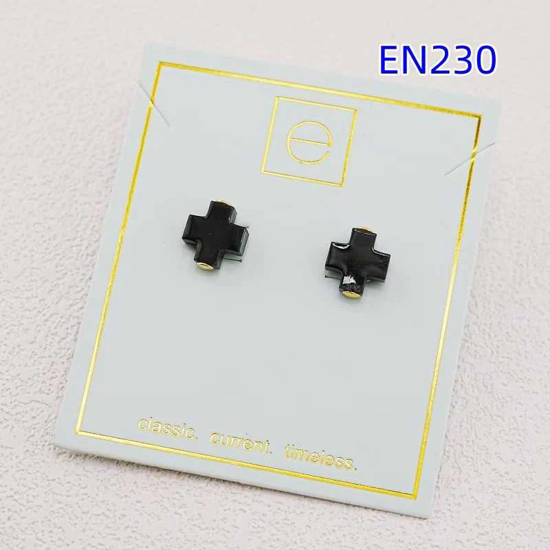 VKVVA Fashion Jewelry New Colorful Cross Stud Earrings for Women Birthday Gifts, Unique Gift