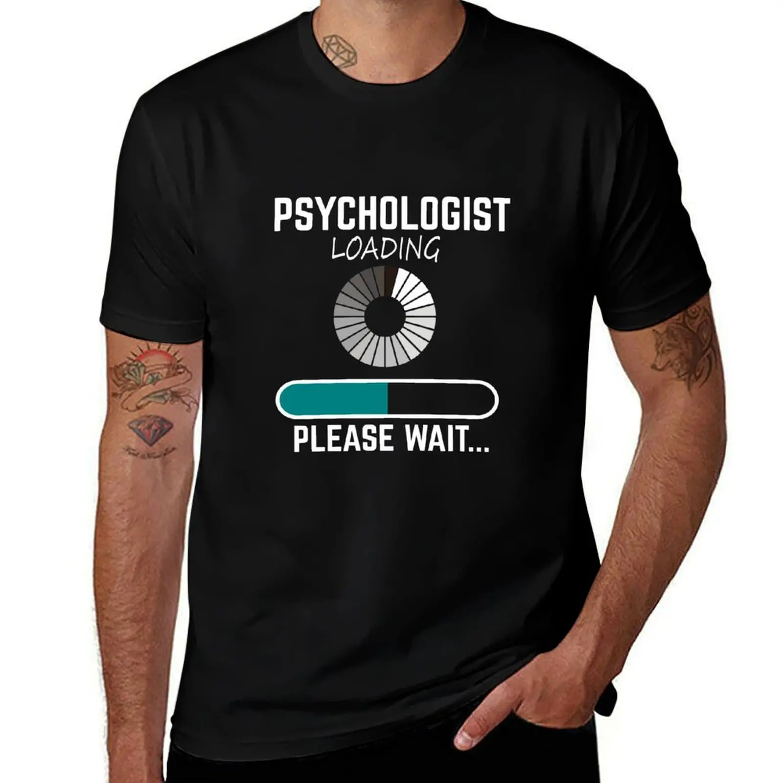 

Psychologist T-Shirt men t shirt cotton 100% t shirts for man slim fit T-Shirt