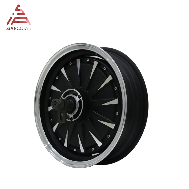 QSMOTOR 260 13inch 3000W V1 55KPH BLDC In Wheel Hub Motor With High Power For Electric Motorcycle From SIAECOSYS