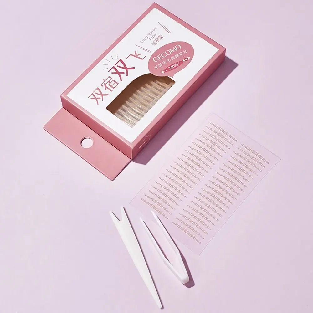 Ruban adhésif Double paupière multi-tailles, longue durée, sans trace, outils pour grands yeux, Transparent, naturel, pour rehausser les yeux, unisexe, 240 pièces