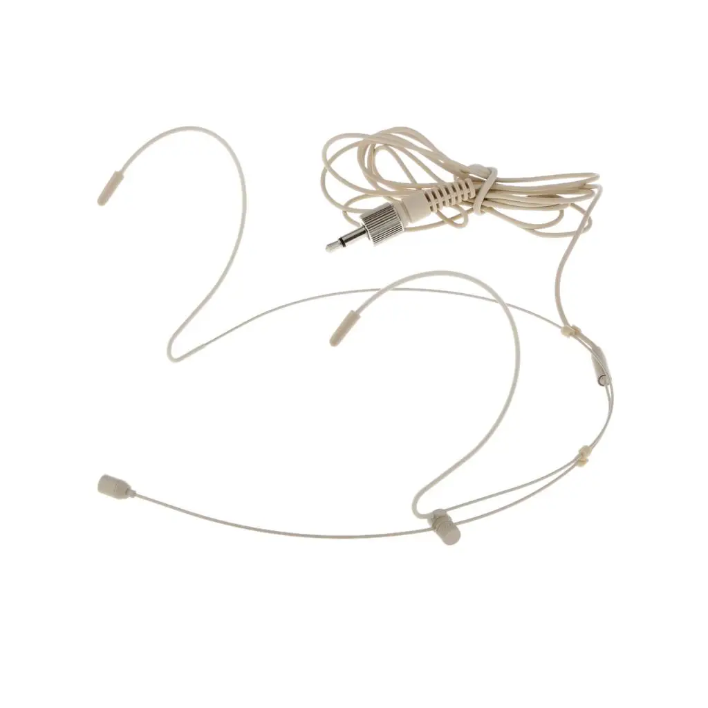 Metal Plastic Headworn Microphone Wired Headset Voice Device Over-ear Headphones for Fitness Coaching Instruction