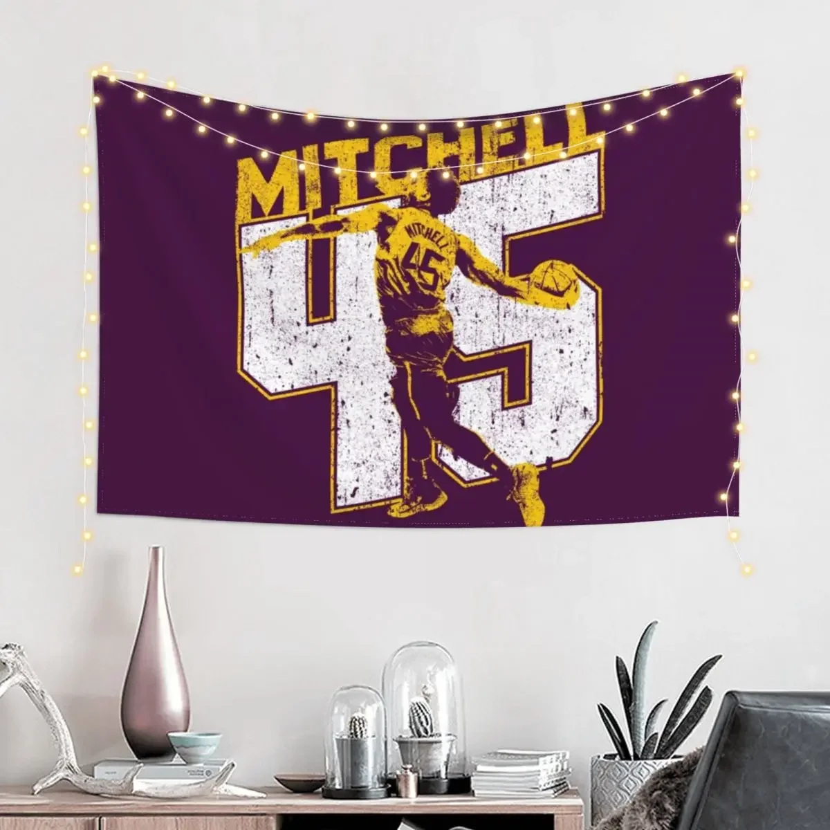 Donovan Mitchell Tapestry Bedroom Decoration Wall Decoration Wall Decor Hanging Decorative Wall Mural Tapestry