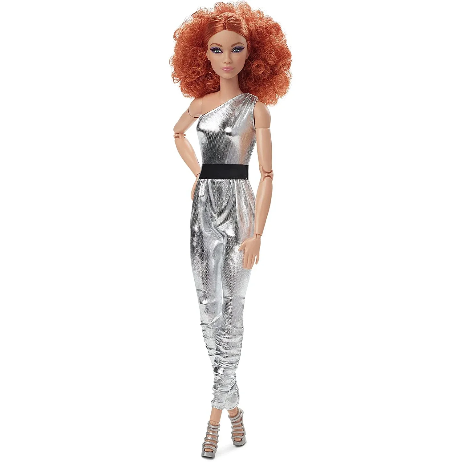 Original Barbie Signature Looks Doll Red Curly Hair Articlated Fully Posable Fashion Dolls for Girls Gift for Collectors HBX94