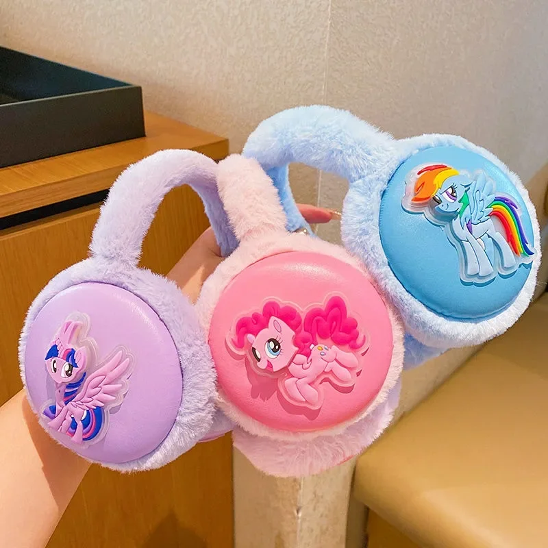 My Little Pony Pinkie Pie Twilight Sparkle Cute Plush Earmuffs Autumn and Winter Warm Anti-Freeze Ear Children's Earmuffs