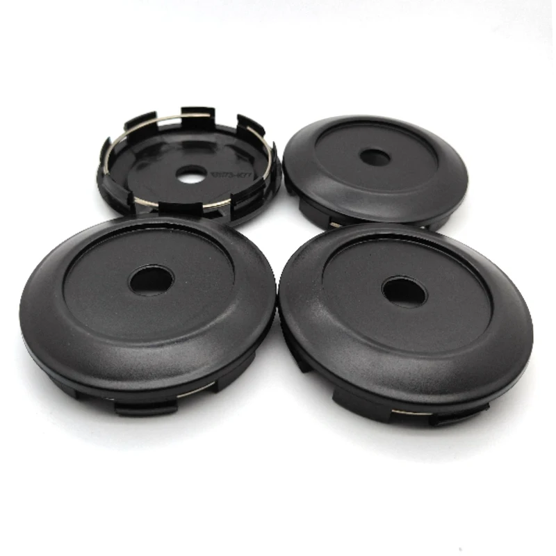 4pcs/Set 76mm Dia Universal Car Auto Wheel Tyre Center Hub Caps Cover Silver/Matt Black/Gloss Black ABS