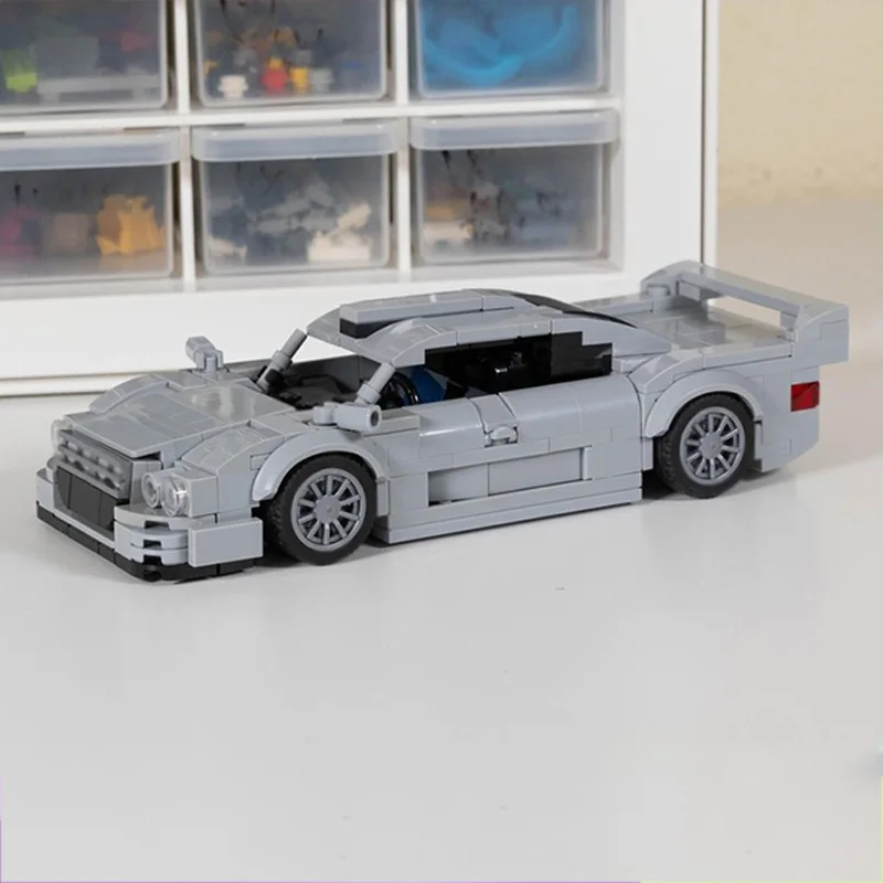 Speed Racing Car Model MOC Building Bricks CLK GTR Top Tier Sports Car Modular Technology Children Holiday Gifts Assemble Toys view 2