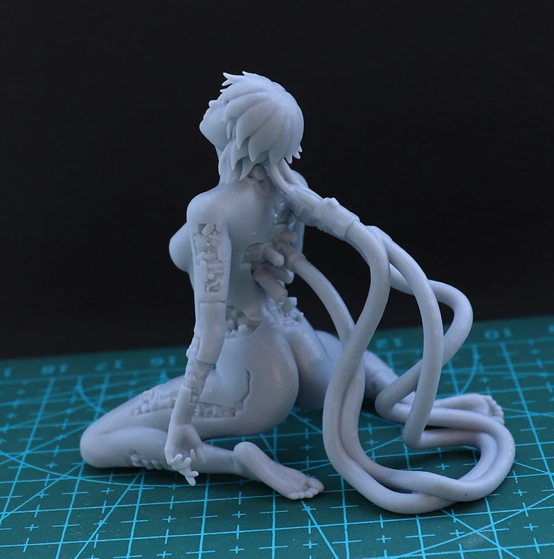 1/18 60mm Resin Figure Model Kits Ghost Shell Unpainted No Color RW-230