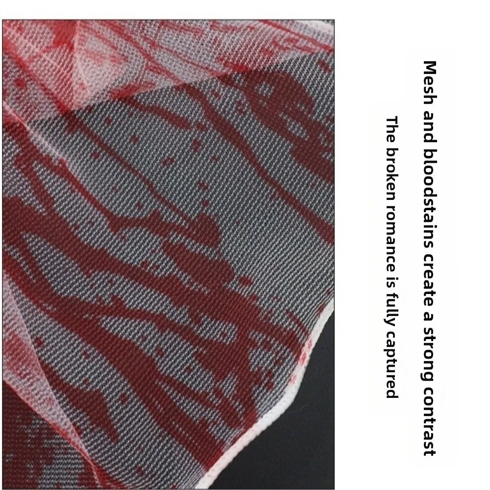 ارتفع هالوين الزفاف أغطية الرأس بقع الدم القوطية الظلام الهيكل العظمي اليد روز دبوس الشعر الهيكل العظمي الدانتيل مشبك شعر سوار