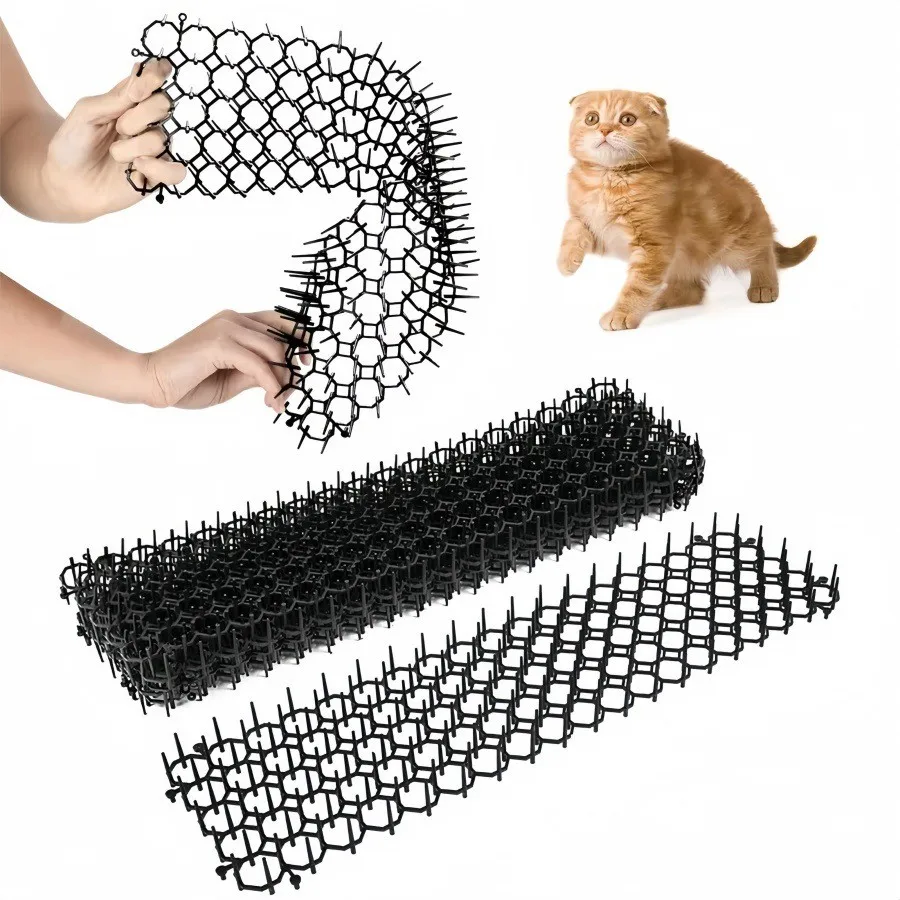 Anti-Katzen-Spitzenteppich für den Heimgebrauch, Katzenabwehrnetz, Spitzennetz zum Verbinden, Absperrgitter für Haustierbereiche, 13*49cm, Anti-Katzenkratz – Detail 1