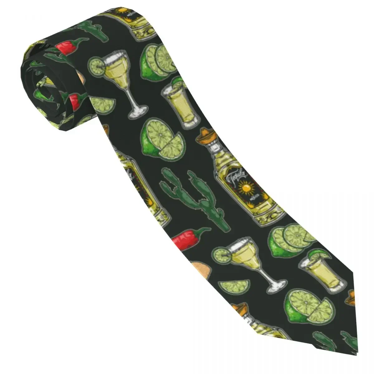 Casual Arrowhead Skinny Mexican Beverages Vintage Necktie Slim Tie For Party Formal