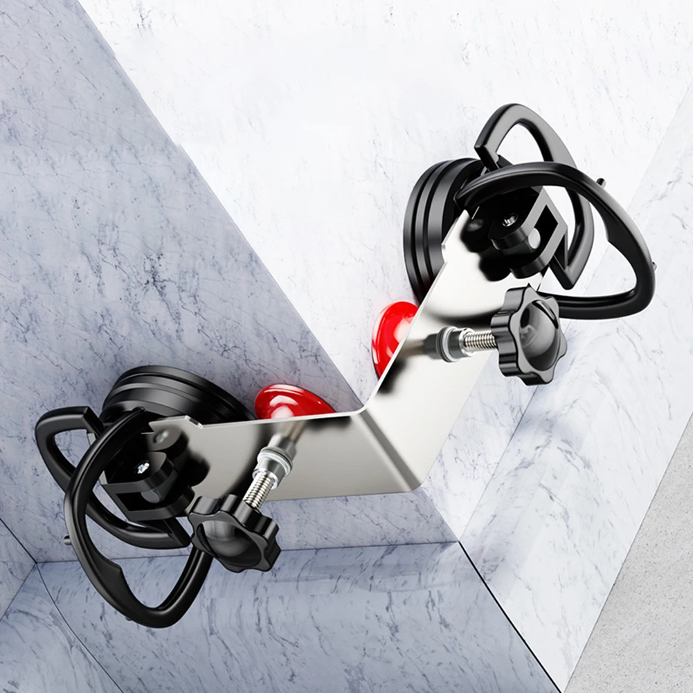 Steel 90-Degree Seam Setter For Stone And For Tile Floor Alignment With Suction Cup Mounting For Non-Slip Operation