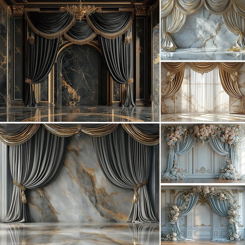 

LS Photography Background Vintage Palace Texture Walls Decor Adult Maternity Wedding Kids Art Portrait Backdrop Photo Studio
