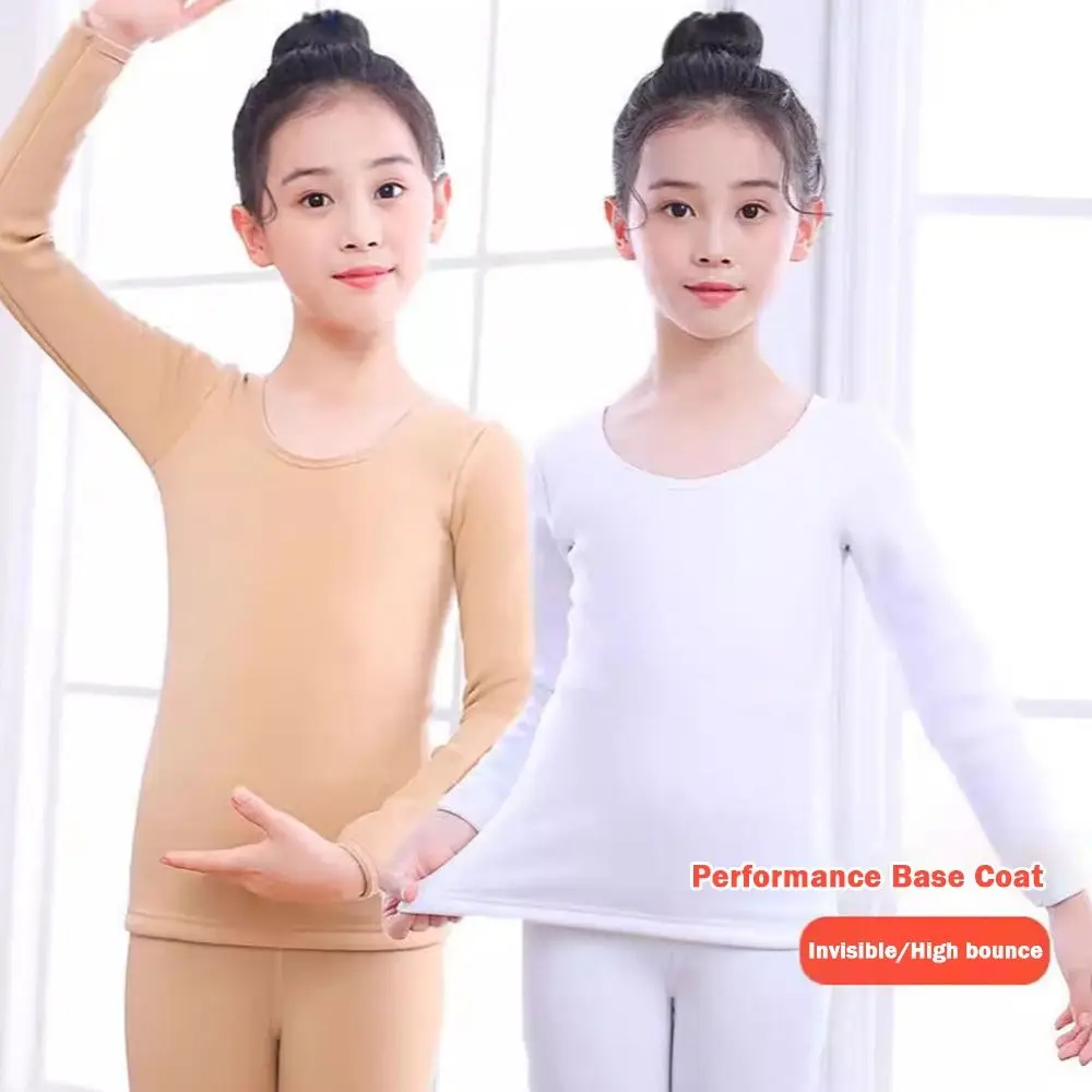 

Модный зимний термокомплект: эластичное балетное белье телесного цвета, флисовый теплый купальник