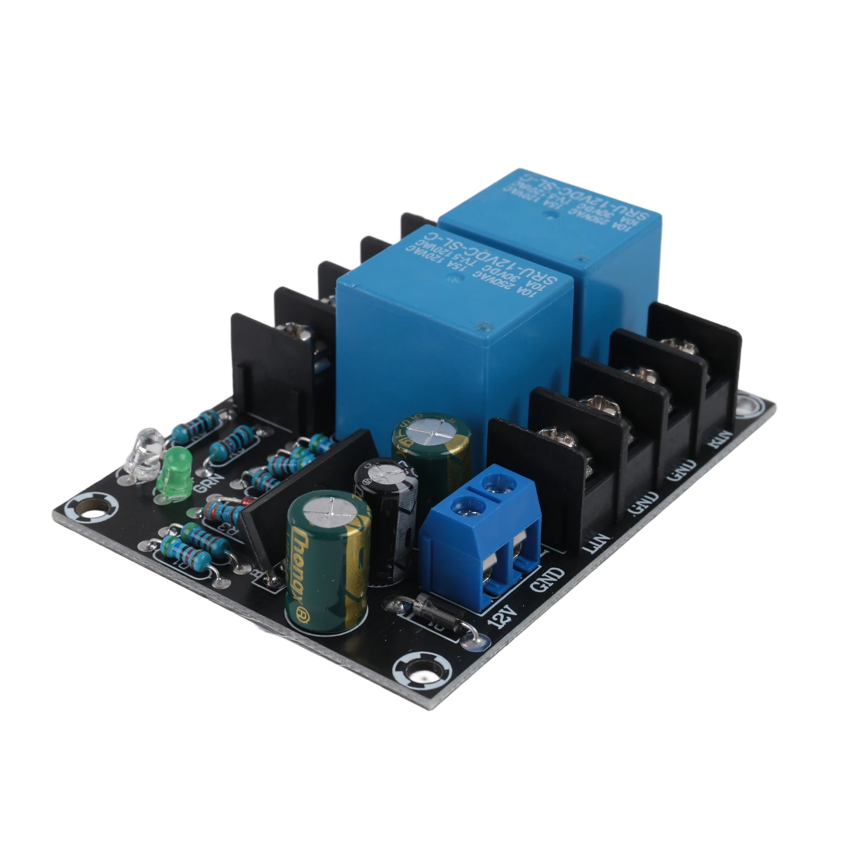 DT51 UPC1237 DC 12-24V Dual Channel Speaker Protection Circuit Board Boot Mute Delay for Hifi Audio Amplifier