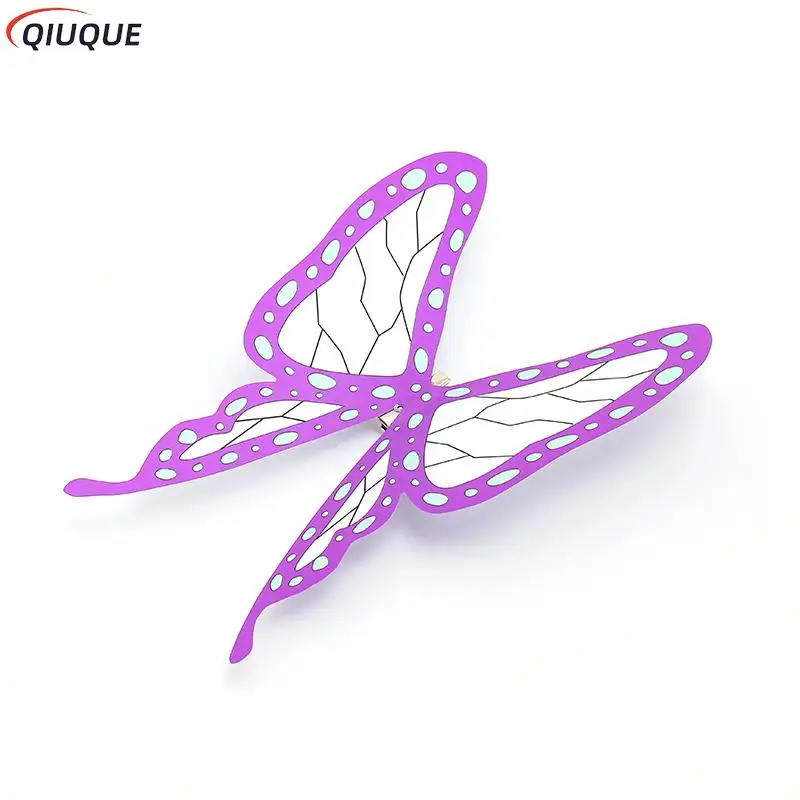 Anime Cosplay Hairpins Kochou Shinobu Tsuyuri Kanawo Butterfly Headwear Cosplay Accessories Props