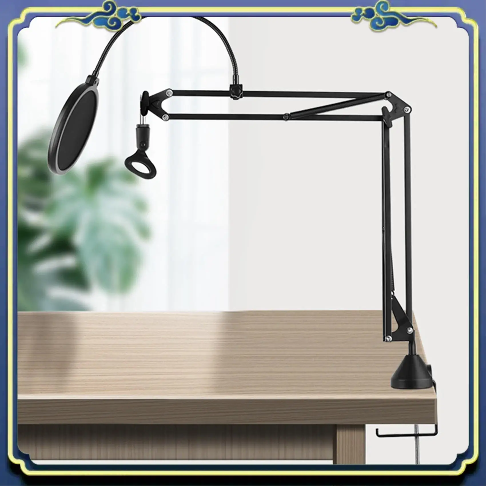 

Портативный 2X металлический настольный монтажный зажим, консольный кронштейн, зажим для микрофона, подвесная стрела, ножничный рычаг, подставка, держатель