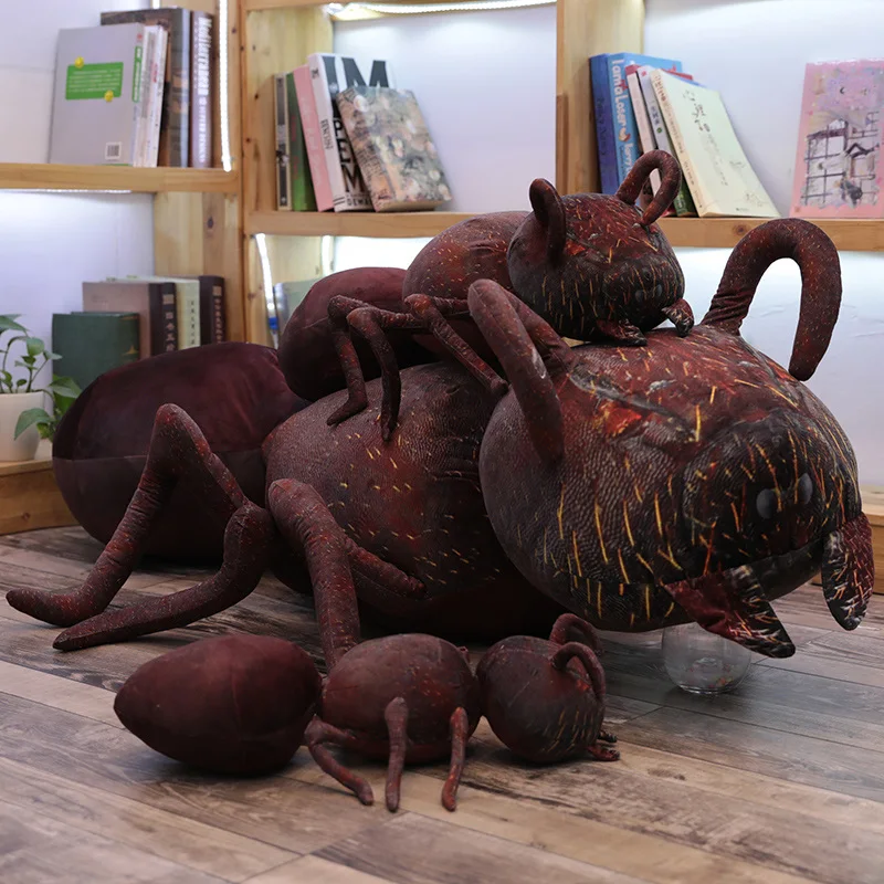 

Giant Plush Red Ant Stuffed Soft Mini Animal Toy Creative Plushie Insect Decor Grownups Gift 46/70/100cm