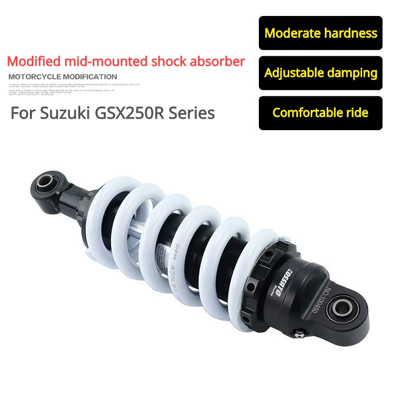 For Suzuki GSX250R series Alloy off-road Motorcycle Rear Shock Absorber Damping Adjustable Dirt Pit After The Shock Replacement