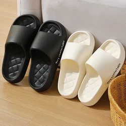 Women slippers Solid color summer beach outdoor flip flops sandals EVA soft eva couples home bath non slip men slippers new