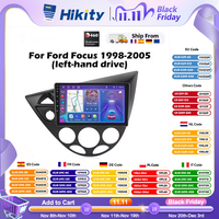 Hikity 8 Core Qualcomm Snapdragon 460 Android 2din Car Radio For Ford Fiesta 1995-2001 Focus Mk1 1998-2004 CarPlay GPS WiFi FM