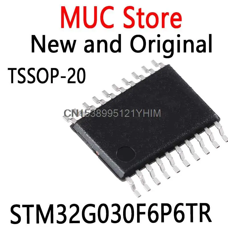 STM32G030F6P6T TSSOP-20 STM32G F6P6 MCU 32-bit ARM Cortex M0+ RISC 32KB Flash 2.5V/3.3V 20-Pin T/R STM32G030F6P6TR