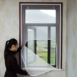New style with zipper screen window mesh screen anti-mosquito net mosquito net door curtain can be customized home invisible net