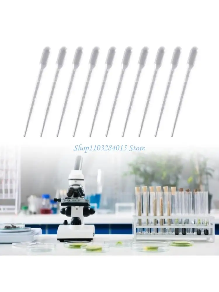 R6FF 100 Pcs/Set Plastic Transfer Pipettes Disposable Pipettes Lab Pipette for Science Experiments Essential Oil Blending