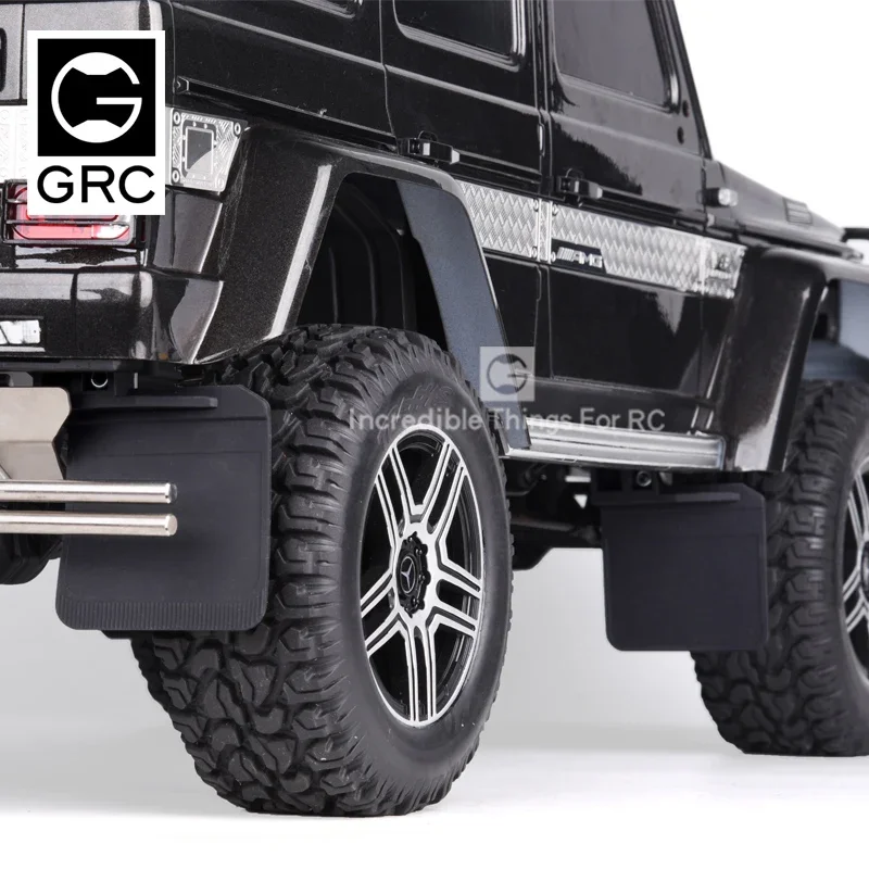 GRC Gumowa klapka błotna ze wspornikiem ze stali nierdzewnej Błotnik do 1/10 RC Crawler TRX4 Benz G500 TRX6 G63 Opcja aktualizacji Części # G145D