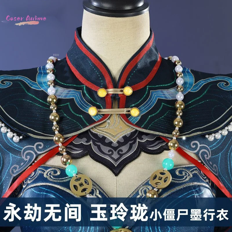 Coser Tessa Cute Little Zombie Cosplay Couture Game Naraka: Bladepoint Dress Chinese style Hanfu Dresses Accessory Suit