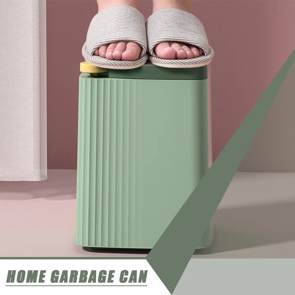 Square Trash Can Kitchen Garbage Cube Bathroom Large Capacity Toilet for Car Litter Bins Dustbin Household Living Container