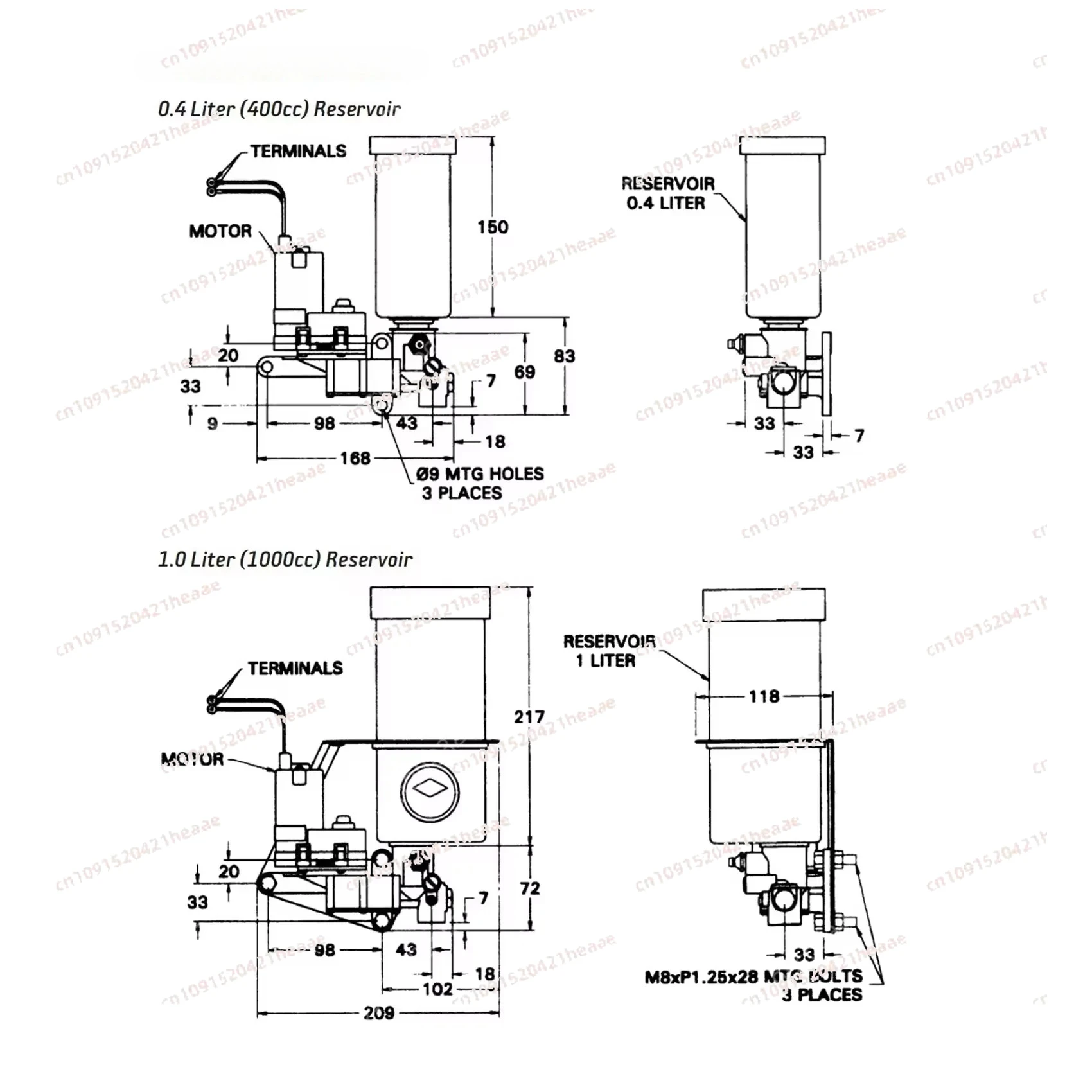Suitable for  Lubricating Oil Pump 505BM-1 Oil Cup MotorElectric Grease Pump 505 Punch 24V  Automatic
