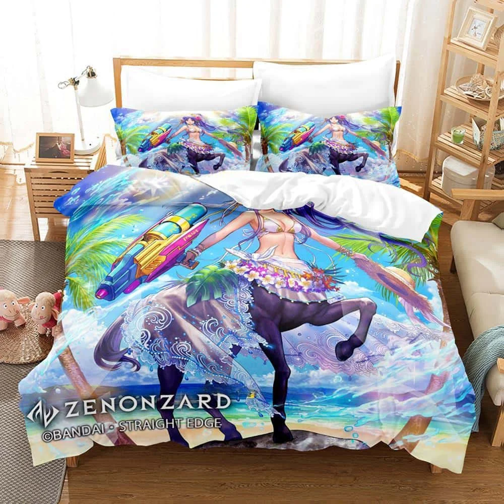 

New Game ZENONZARD Bedding Set Single Twin Full Queen King Size Bed Set Adult Kid Bedroom Duvet Cover Sets Anime Bed Sheet Set