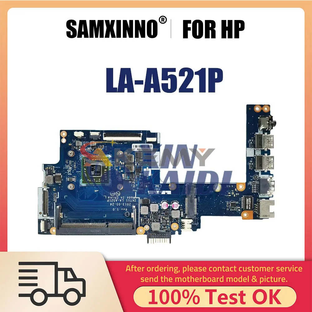 

Notebook Mainboard For HP Pavilion 11-E 744185-001LA-A521P 744189-001 Laptop Motherboard A4-1250 AMD CPU